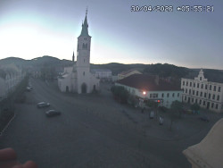 Náměstí, koste sv. Markéty