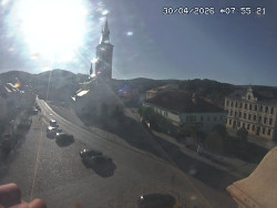 Náměstí, koste sv. Markéty