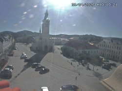 Náměstí, koste sv. Markéty