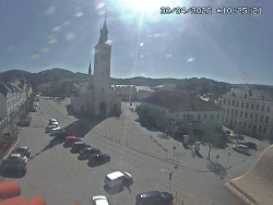 Náměstí, koste sv. Markéty