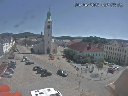 Náměstí, koste sv. Markéty