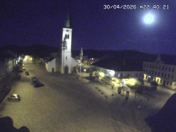 Náměstí, koste sv. Markéty