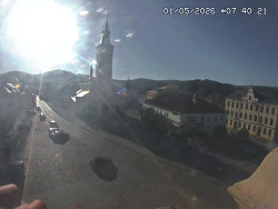 Náměstí, koste sv. Markéty