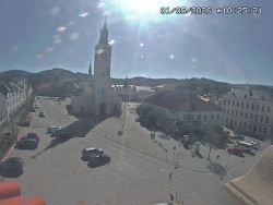 Náměstí, koste sv. Markéty