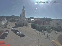 Náměstí, koste sv. Markéty