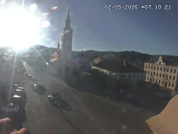 Náměstí, koste sv. Markéty