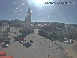 Náměstí, koste sv. Markéty