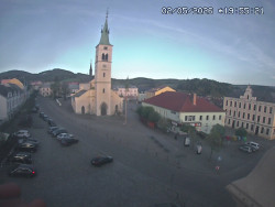 Náměstí, koste sv. Markéty
