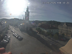 Náměstí, koste sv. Markéty