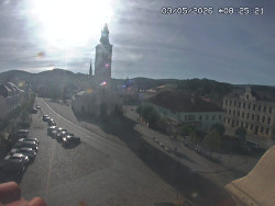 Náměstí, koste sv. Markéty