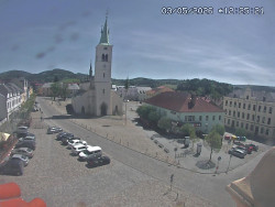 Náměstí, koste sv. Markéty