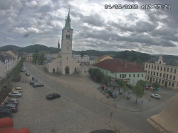 Náměstí, koste sv. Markéty