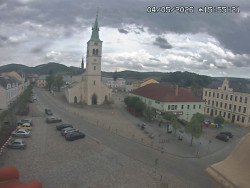 Náměstí, koste sv. Markéty