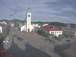 Náměstí, koste sv. Markéty