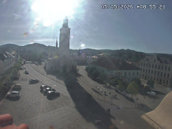 Náměstí, koste sv. Markéty