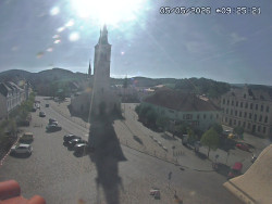 Náměstí, koste sv. Markéty