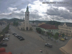 Náměstí, koste sv. Markéty