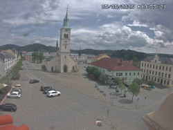 Náměstí, koste sv. Markéty
