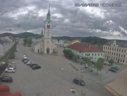 Náměstí, koste sv. Markéty
