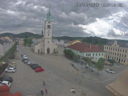 Náměstí, koste sv. Markéty