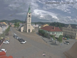 Náměstí, koste sv. Markéty