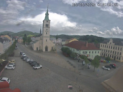 Náměstí, koste sv. Markéty