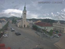 Náměstí, koste sv. Markéty