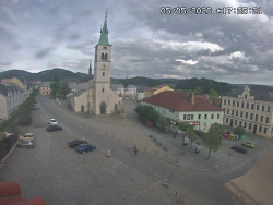 Náměstí, koste sv. Markéty