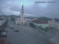 Náměstí, koste sv. Markéty