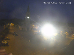 Náměstí, koste sv. Markéty