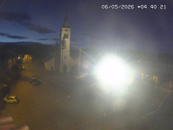 Náměstí, koste sv. Markéty