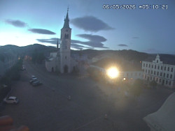 Náměstí, koste sv. Markéty