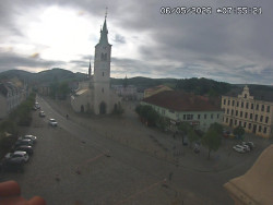 Náměstí, koste sv. Markéty