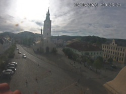 Náměstí, koste sv. Markéty