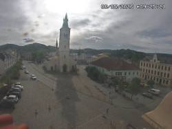 Náměstí, koste sv. Markéty