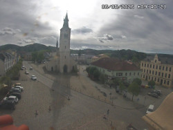 Náměstí, koste sv. Markéty