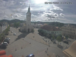 Náměstí, koste sv. Markéty