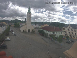 Náměstí, koste sv. Markéty