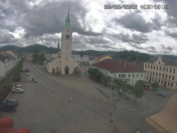 Náměstí, koste sv. Markéty