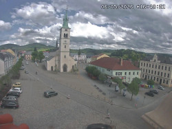 Náměstí, koste sv. Markéty
