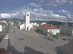 Náměstí, koste sv. Markéty