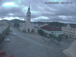 Náměstí, koste sv. Markéty