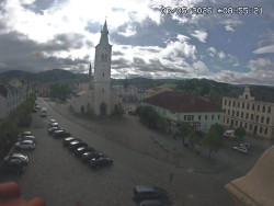 Náměstí, koste sv. Markéty