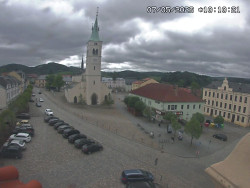 Náměstí, koste sv. Markéty