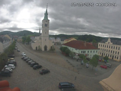 Náměstí, koste sv. Markéty
