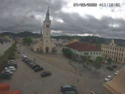 Náměstí, koste sv. Markéty