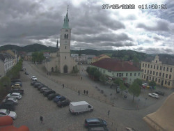 Náměstí, koste sv. Markéty