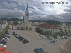Náměstí, koste sv. Markéty