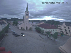 Náměstí, koste sv. Markéty