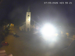 Náměstí, koste sv. Markéty